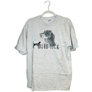 Embroidered Bluetick Dog t-shirt Size L